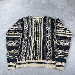 COOGI Australia Knit Vintage Multicolor Sweater Wool Men’s Size S